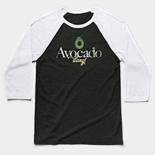 Avocado Expression Design Baseball T-Shirt